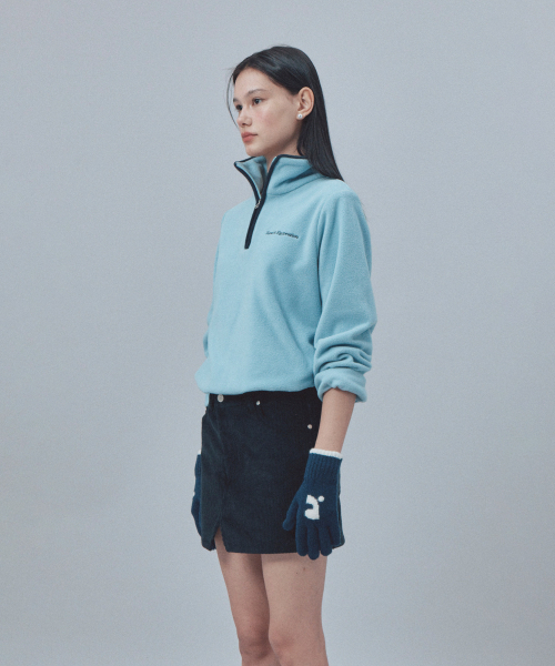 Rest&Recreation(レストアンドレクリエーション)の「FLEECE HALF ZIP-UP - SKY BLUE(スウェット・レディース・その他・ONE)」の8枚目の写真