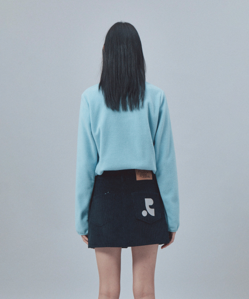 Rest&Recreation(レストアンドレクリエーション)の「FLEECE HALF ZIP-UP - SKY BLUE(スウェット・レディース・その他・ONE)」の2枚目の写真