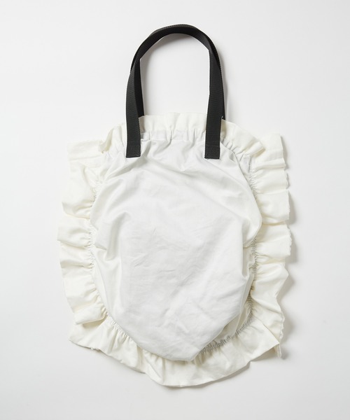 gomme（ゴム）の「ラビトートバッグ（トートバッグ・レディース・ブラック/アイボリー・FREE）」の4枚目の写真