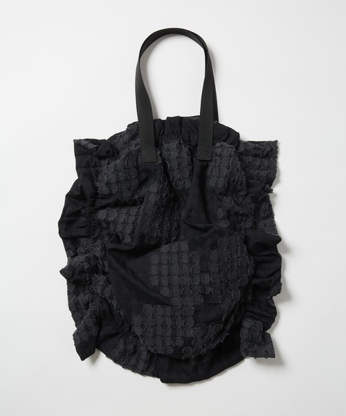 gomme（ゴム）の「ラビトートバッグ（トートバッグ・レディース・ブラック/アイボリー・FREE）」の7枚目の写真