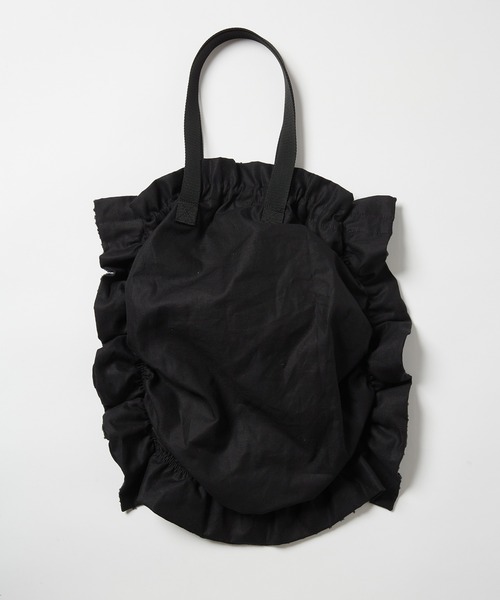 gomme（ゴム）の「ラビトートバッグ（トートバッグ・レディース・ブラック/アイボリー・FREE）」の8枚目の写真