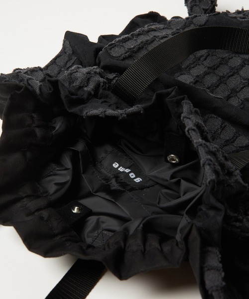 gomme（ゴム）の「ラビトートバッグ（トートバッグ・レディース・ブラック/アイボリー・FREE）」の10枚目の写真