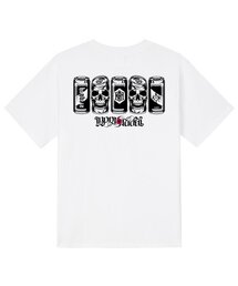 KTW0112 アートスカル 半袖Tシャツ - ホワイト
