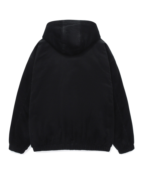 COVERNAT（カバーナット）の「Cロゴコーデュロイフードパーカージャケットブラック（パーカー・レディース・その他・SMALL/MEDIUM/LARGE/X-LARGE）」の3枚目の写真