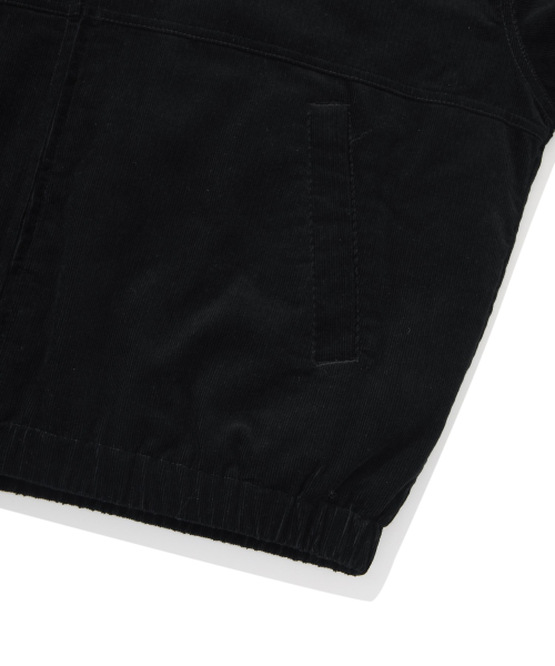 COVERNAT（カバーナット）の「Cロゴコーデュロイフードパーカージャケットブラック（パーカー・レディース・その他・SMALL/MEDIUM/LARGE/X-LARGE）」の8枚目の写真