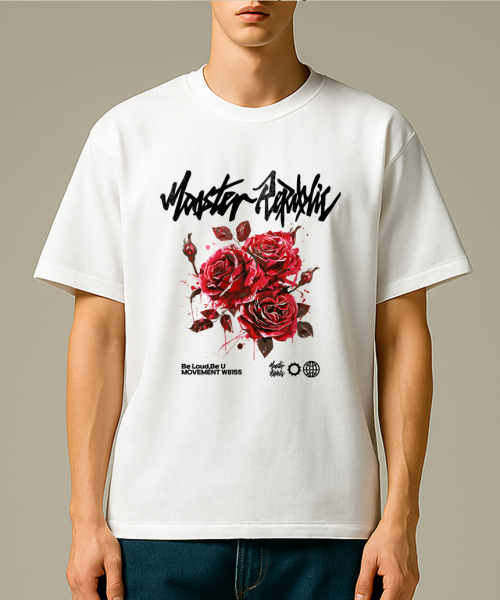 MONSTER REPUBLIC(モンスターリパブリック)の「プロゼンローズレッドTシャツホワイト_W8155(Tシャツ/カットソー・レディース・その他・MEDIUM/LARGE/X-LARGE/SMALL)」の4枚目の写真