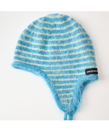 UNKNOWN PLANET（アンノウンプラネット）の「ストライプイヤーフラップビーニー4カラー（ニットキャップ/ビーニー）」