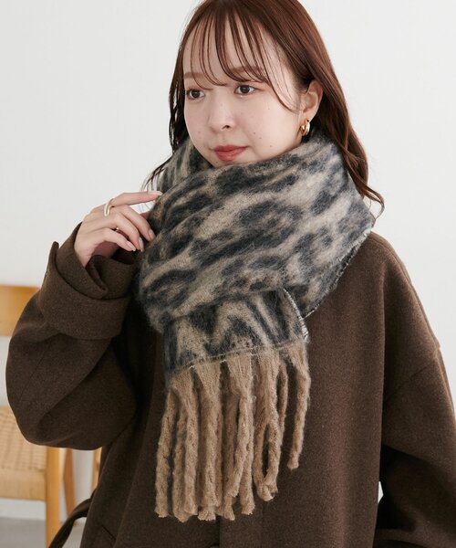 ユニセックス】アニマル柄マフラー（マフラー）｜DISCOAT（ディス