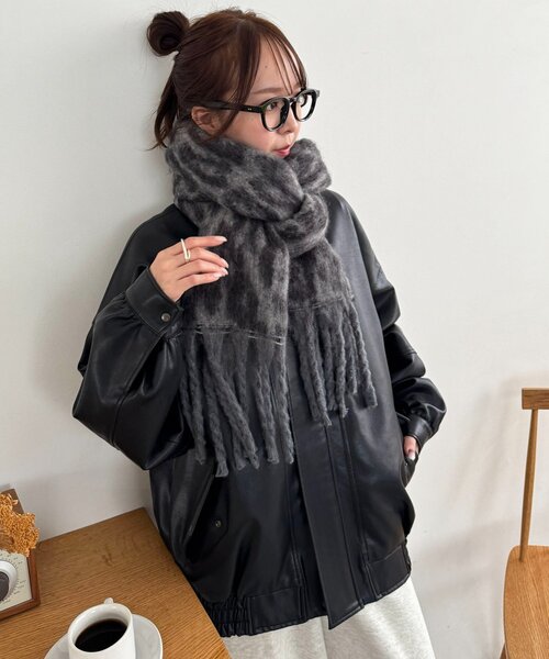 ユニセックス】アニマル柄マフラー（マフラー）｜DISCOAT（ディス