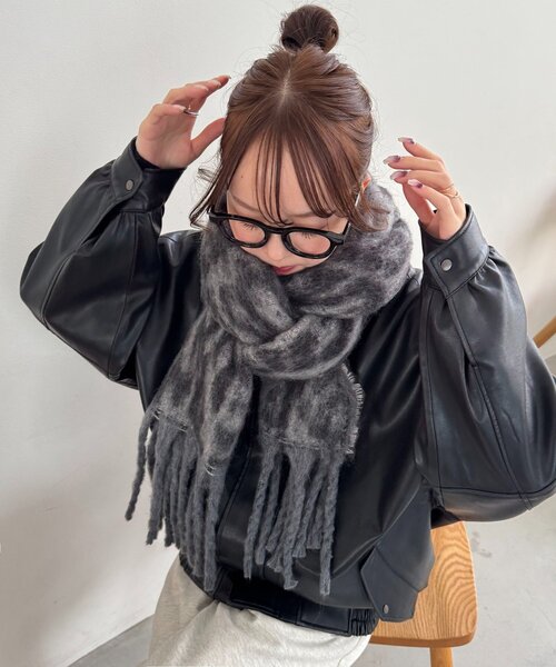 ユニセックス】アニマル柄マフラー（マフラー）｜DISCOAT（ディス