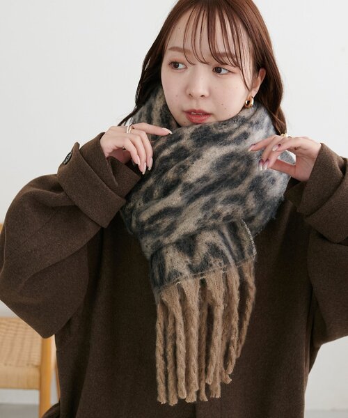 ユニセックス】アニマル柄マフラー（マフラー）｜DISCOAT（ディス