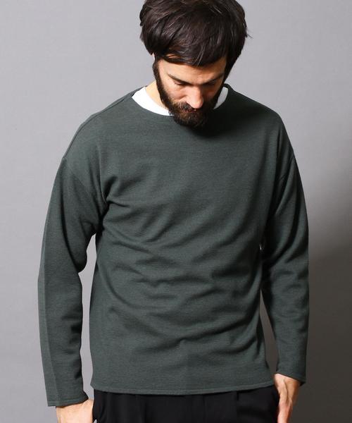 BEAUTY&YOUTH UNITED ARROWS（ビューティーアンドユースユナイテッドアローズ）の「BY エアフロート クルーネック ニット◆（ニット/セーター・メンズ・オリーブ/ネイビー/ライトグレー・SMALL/LARGE/X-LARGE/MEDIUM）」の2枚目の写真