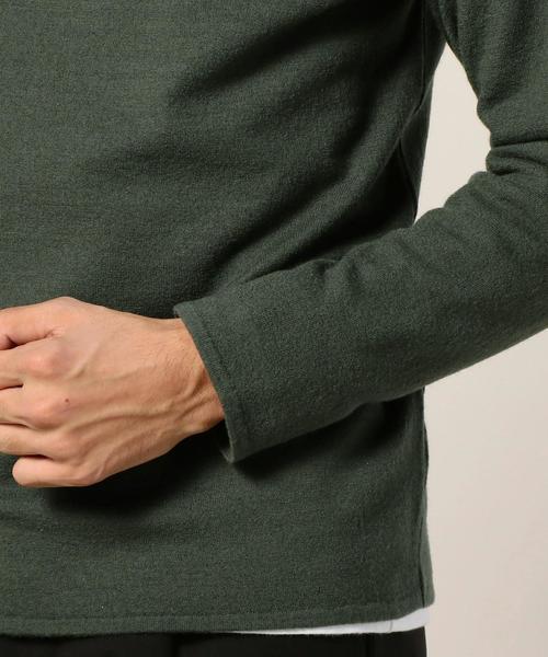 BEAUTY&YOUTH UNITED ARROWS（ビューティーアンドユースユナイテッドアローズ）の「BY エアフロート クルーネック ニット◆（ニット/セーター・メンズ・オリーブ/ネイビー/ライトグレー・SMALL/LARGE/X-LARGE/MEDIUM）」の9枚目の写真