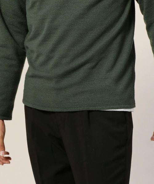 BEAUTY&YOUTH UNITED ARROWS（ビューティーアンドユースユナイテッドアローズ）の「BY エアフロート クルーネック ニット◆（ニット/セーター・メンズ・オリーブ/ネイビー/ライトグレー・SMALL/LARGE/X-LARGE/MEDIUM）」の12枚目の写真