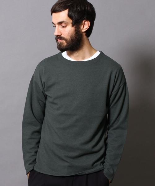 BEAUTY&YOUTH UNITED ARROWS（ビューティーアンドユースユナイテッドアローズ）の「BY エアフロート クルーネック ニット◆（ニット/セーター・メンズ・オリーブ/ネイビー/ライトグレー・SMALL/LARGE/X-LARGE/MEDIUM）」の21枚目の写真