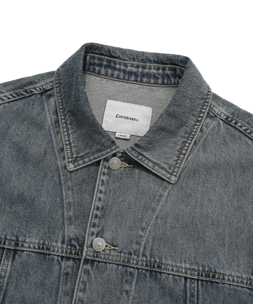 COVERNAT(カバーナット)の「デニムトラッカージャケットブルー(デニムジャケット・レディース・その他・LARGE/MEDIUM/SMALL/X-LARGE)」の3枚目の写真