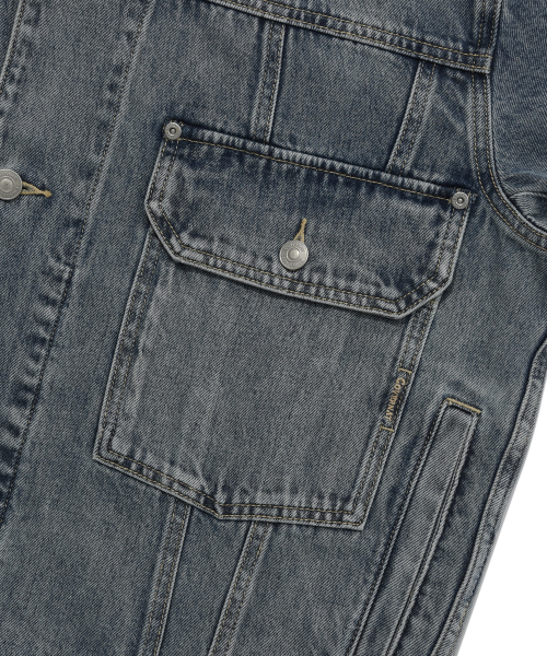 COVERNAT(カバーナット)の「デニムトラッカージャケットブルー(デニムジャケット・レディース・その他・LARGE/MEDIUM/SMALL/X-LARGE)」の5枚目の写真