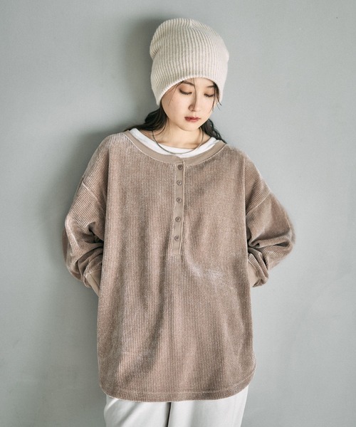 セール】ドッキングヘンリープルオーバー 625499（Tシャツ/カットソー