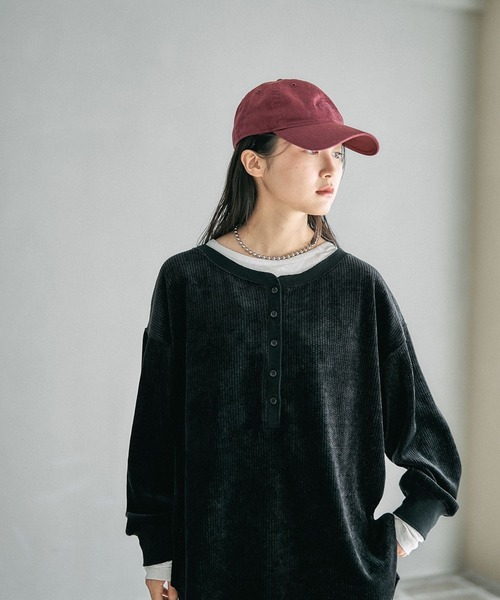 LEPSIM（レプシィム）の「ドッキングヘンリープルオーバー　625499（Tシャツ/カットソー・レディース・グレー/グレイッシュベージュ/ブラック・FREE）」の14枚目の写真