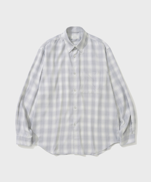 SHIRTER(シャーター)の「NAVONA SHIRT V3 (CHECK GREY)(シャツ/ブラウス・メンズ・その他・SMALL/MEDIUM/LARGE)」の1枚目の写真