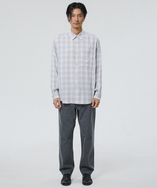 SHIRTER(シャーター)の「NAVONA SHIRT V3 (CHECK GREY)(シャツ/ブラウス・メンズ・その他・SMALL/MEDIUM/LARGE)」の3枚目の写真