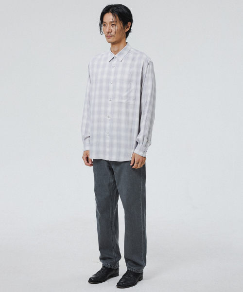 SHIRTER(シャーター)の「NAVONA SHIRT V3 (CHECK GREY)(シャツ/ブラウス・メンズ・その他・SMALL/MEDIUM/LARGE)」の4枚目の写真