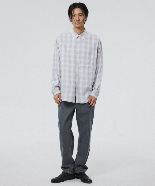 SHIRTER(シャーター)の「NAVONA SHIRT V3 (CHECK GREY)(シャツ/ブラウス・メンズ・その他・SMALL/MEDIUM/LARGE)」の8枚目の写真