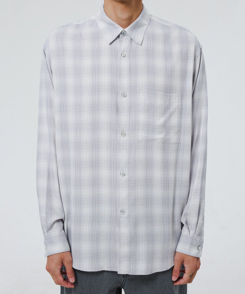 SHIRTER(シャーター)の「NAVONA SHIRT V3 (CHECK GREY)(シャツ/ブラウス・メンズ・その他・SMALL/MEDIUM/LARGE)」の10枚目の写真