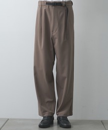 UJOH | 【UJOH HOMME】Tape-Belt 1 Tuck PNT(スラックス)