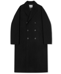 COSTUME O’CLOCK（コスチュームオクロック）の「ウールブレンドハンドメイドダブルコートブラック COOSCT025BLACK（チェスターコート）」
