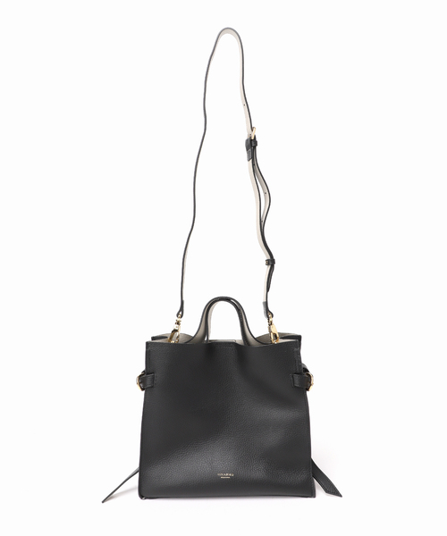 VIOLAd'ORO / ヴィオラドーロ サイドベルトレザートート（トートバッグ