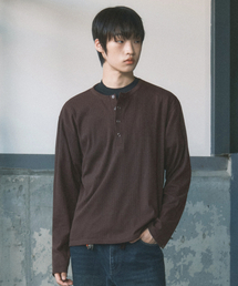 ゴルジヘンリーニットロングスリーブ[BROWN]_SETS044BROWN