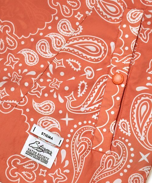 STIGMA(スティグマ)の「23 PAISLEY ANORAK ORANGE(ナイロンジャケット・メンズ・その他・LARGE)」の8枚目の写真