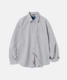 Diamond Layla | Unrelenting Cut Pocket Semi Oversized Fit Shirt S131 - Light Gray(シャツ/ブラウス)