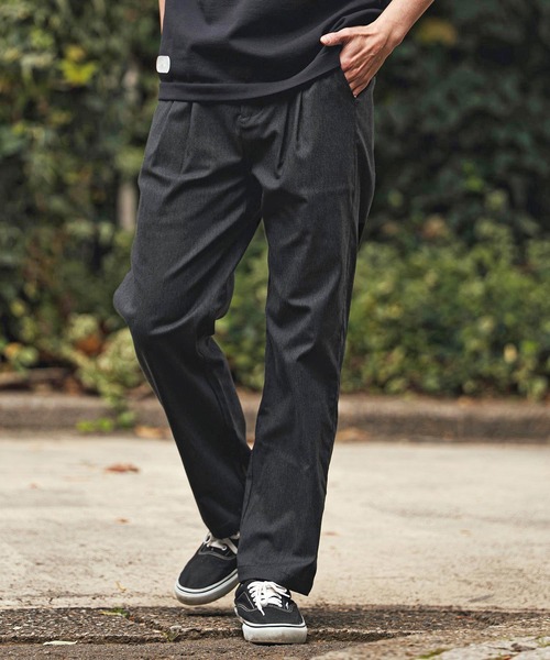 CALL&RESPONSE（コールアンドレスポンス）の「mp14407- タックパンツ-ストレッチデニム(261-1551-13)（デニムパンツ・メンズ・インディゴブルー/ブラック・4/2）」の16枚目の写真