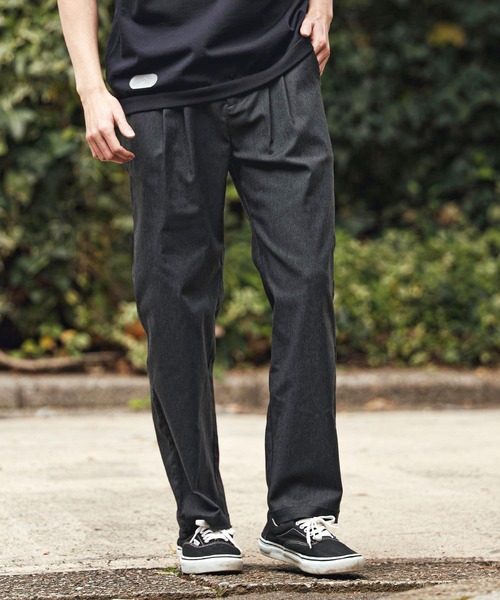 CALL&RESPONSE（コールアンドレスポンス）の「mp14407- タックパンツ-ストレッチデニム(261-1551-13)（デニムパンツ・メンズ・インディゴブルー/ブラック・4/2）」の17枚目の写真