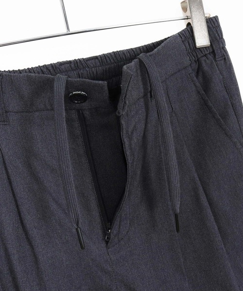 CALL&RESPONSE（コールアンドレスポンス）の「mp14407- タックパンツ-ストレッチデニム(261-1551-13)（デニムパンツ・メンズ・インディゴブルー/ブラック・4/2）」の10枚目の写真