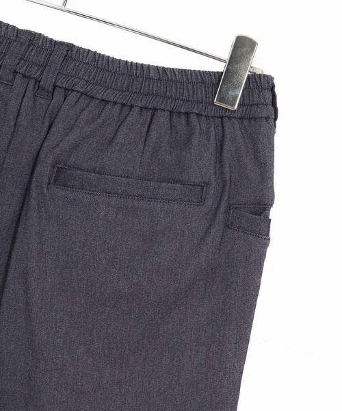 CALL&RESPONSE（コールアンドレスポンス）の「mp14407- タックパンツ-ストレッチデニム(261-1551-13)（デニムパンツ・メンズ・インディゴブルー/ブラック・4/2）」の14枚目の写真