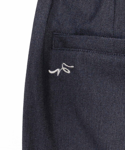 CALL&RESPONSE（コールアンドレスポンス）の「mp14407- タックパンツ-ストレッチデニム(261-1551-13)（デニムパンツ・メンズ・インディゴブルー/ブラック・4/2）」の15枚目の写真