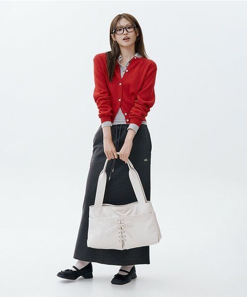 MAGORENSEOUL(マゴレンソウル)の「メタルトライクリップス ポロ ロングスリーブ メランジグレー(ポロシャツ・レディース・その他・FREE)」の9枚目の写真