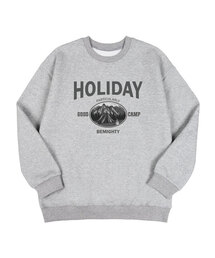 BEMIGHTY（ビーマイティー）の「[Fleece Selection] Good Camp Overfit Sweatshirt [Melan Gray]（スウェット）」