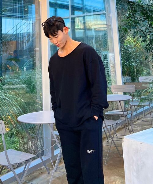 BATIP(バティップ)の「クラシックロゴワイドジョガーパンツブラック(スウェットパンツ・メンズ・その他・MEDIUM/LARGE/X-LARGE)」の3枚目の写真