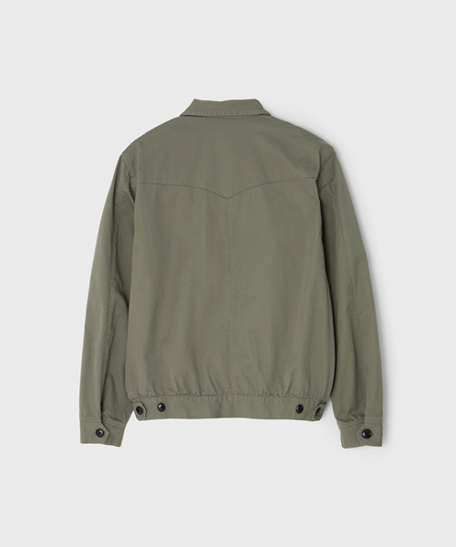 BIRTHDAYSUIT(バースデースーツ)の「TWILL WESTERN JACKET (OLIVE)(その他アウター・メンズ・その他・SMALL)」の2枚目の写真