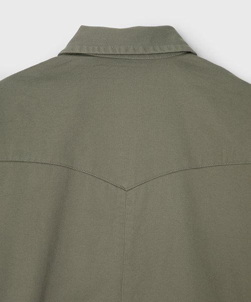 BIRTHDAYSUIT(バースデースーツ)の「TWILL WESTERN JACKET (OLIVE)(その他アウター・メンズ・その他・SMALL)」の7枚目の写真