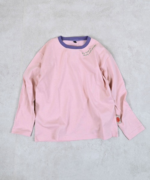 Life Support Products（ライフサポートプロダクツ）の「【防汚加工】ワンポイントロンティー（Tシャツ/カットソー・キッズ・オフホワイト/杢グレー/ブルー/グリーン/ピンク/ホワイト系その他/ブルー系その他/グリーン系その他・80/90/95/100/110/120/130/140/150）」の22枚目の写真