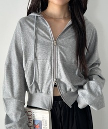 CLEA | ダブルジップショートパーカー(パーカー)