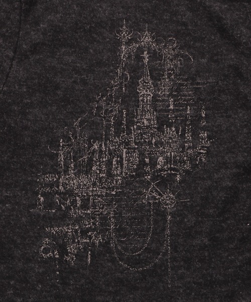dispark(ディスパーク)の「DISPARK/ドロストショルダーグラフィックトップ(Tシャツ/カットソー・レディース・チャコールグレー/ホワイト・FREE)」の17枚目の写真