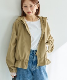 LAVEANGE | 裾フレア フード付きマウンテンパーカー(マウンテンパーカー)