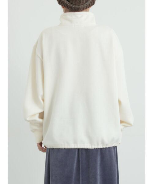 SM2(エスエムツー)の「裏起毛ハーフジッププルオーバー(Tシャツ/カットソー・レディース・ネイビー/キナリ/トップグレー・F)」の19枚目の写真