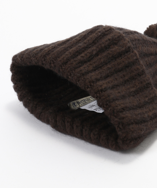 JOURNAL STANDARD relume（ジャーナルスタンダード　レリューム）の「【FRATELLI TALLI / フラテリータリー】 pompom knit cap（ハット・レディース・ブラック/ブラウン・FREE）」の9枚目の写真